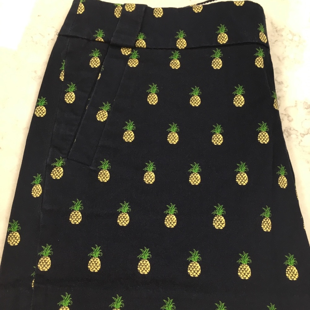 J Crew pineapple shorts. Women's size 10